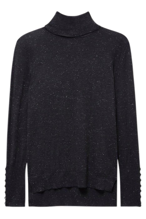 SPARKLE ROLL NECK JUMPER CHARCOAL GREY 4