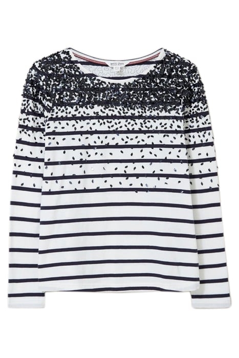 ROXY SEQUIN TOP IVORY 3