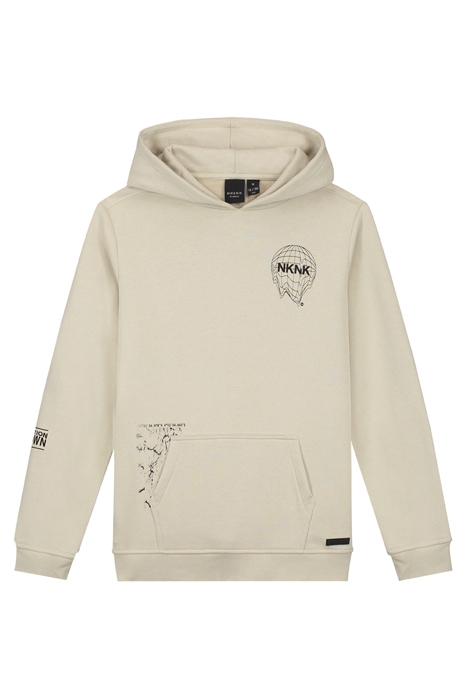 UNKNOWN HOODIE GRAVEL BEIGE 1