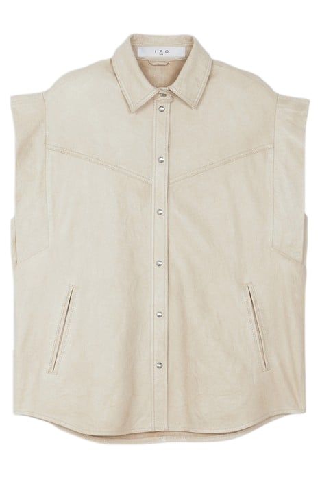 MULLEN OVERSHIRT IN BEIGE 3
