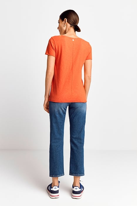 ORGANIC SLUB SHIRT CHERRY TOMATO 3