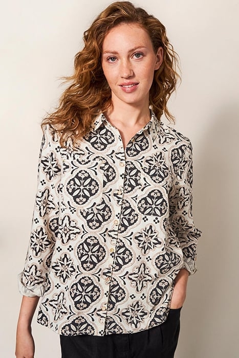 SOPHIE  COTTON SHIRT NATURAL 1