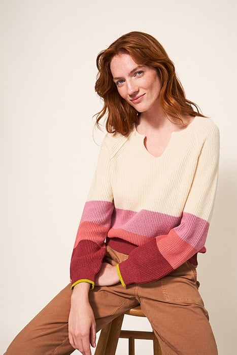 JENNIE RIB JUMPER PINK 2