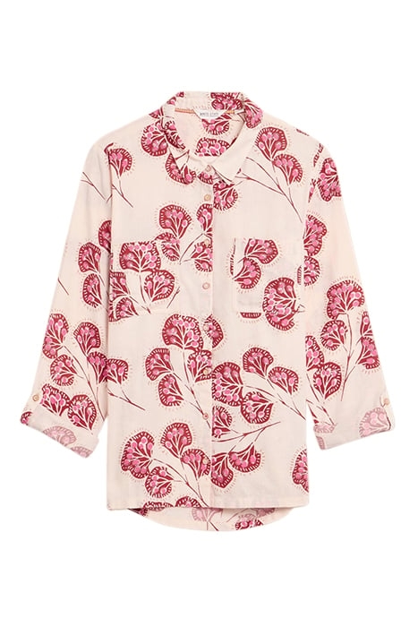 SOPHIE  COTTON SHIRT IVORY PRINTED 3