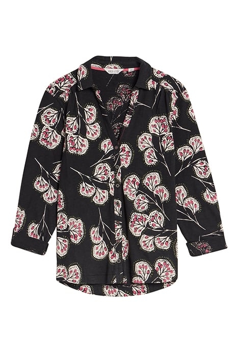 ANNIE JERSEY SHIRT BLACK PRINTED 2