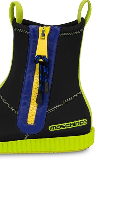 HIGH SOCK NEOPRENE SNEAKERS BLACK 4