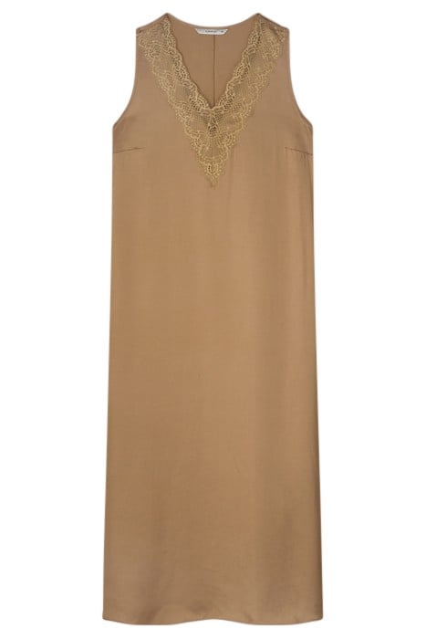 DRESS SILKY SATIN WOOD 2