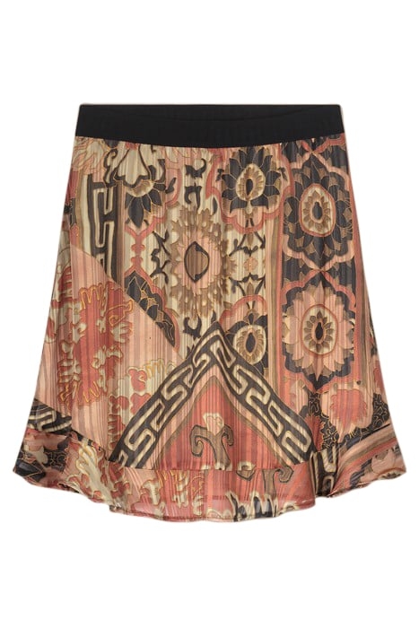 SKIRT PATCHWORK ROUGE 3