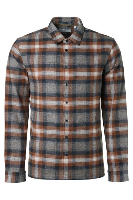 SHIRT CHECK CARAMEL 4