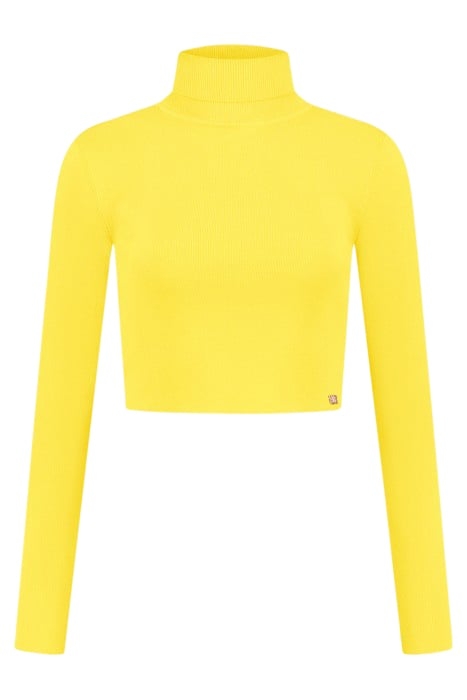 JOLIE CROPPED TOP CORN YELLOW 1
