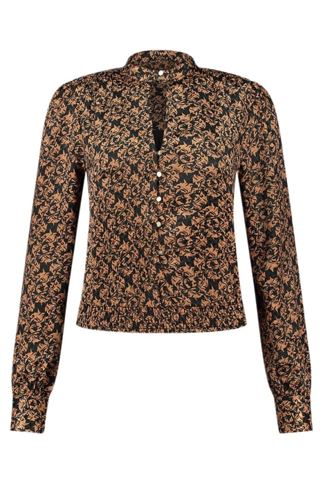 VEERLE BLOUSE AUTUMN BROWN 2