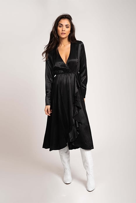 SAGE LONG DRESS BLACK 1