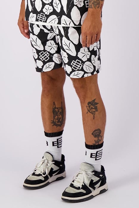 BOHEMIAN SHORTS BLACK/WHITE 1