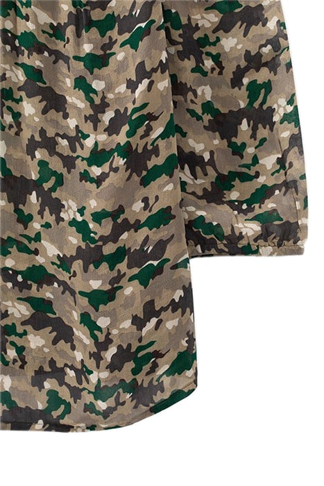 LICHEN BLOUSE WITH GREEN CAMOUFLAGE PRINT 5