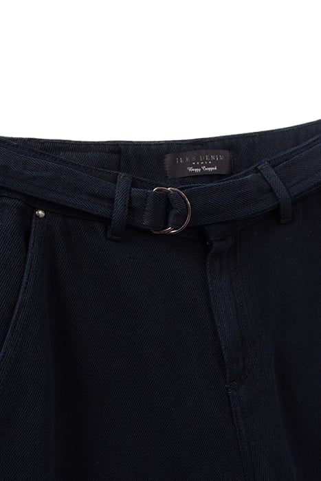 HIGH-WAISTED NAVY BLUE MOM JEANS FOR WOMEN 4