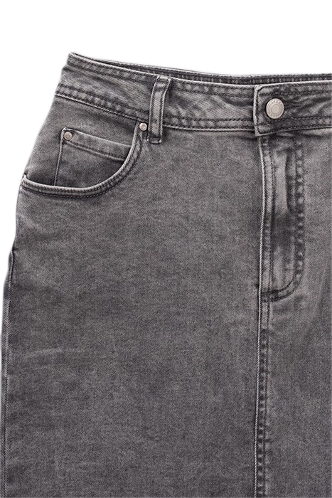 GREY DENIM PENCIL SKIRT 5