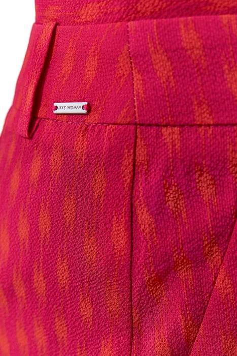 FUCHSIA PRINT SUIT SHORTS 7
