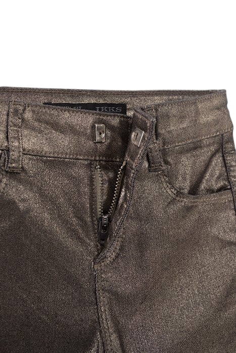 GIRLS’ CHAMPAGNE COATED SKINNY JEANS 4