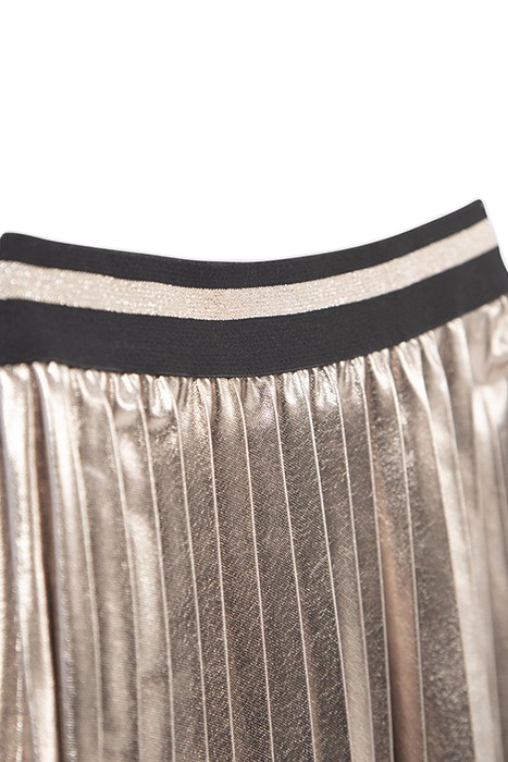 GIRLS’ CHAMPAGNE PLEATED SHORT SKIRT 4