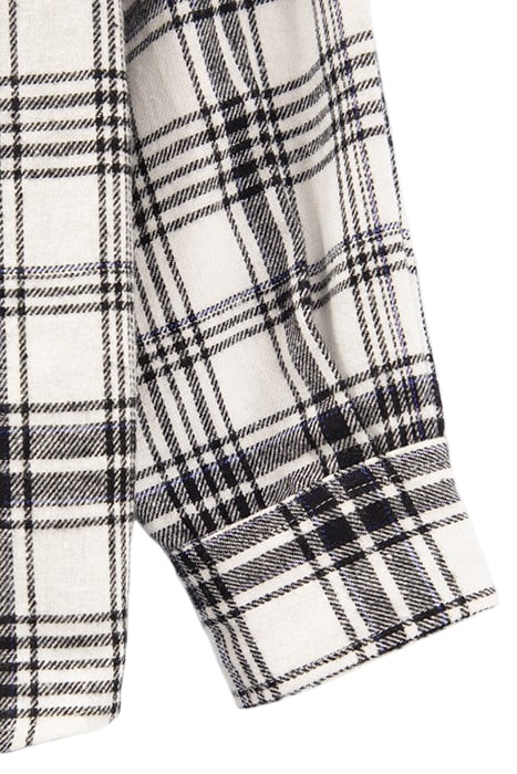 GIRLS’ BLACK AND WHITE CHECKED SHIRT 4