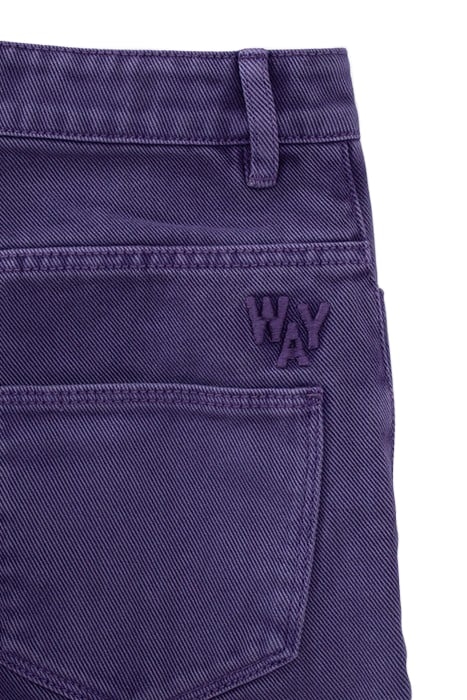GIRLS’ PURPLE UPCYCLED WIDE LEG JEANS 5