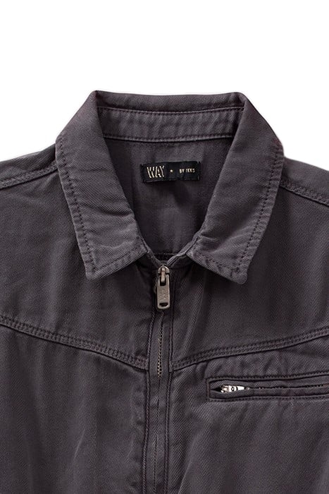 GIRLS’ GREY LYOCELL® ZIPPED JUMPSUIT 4