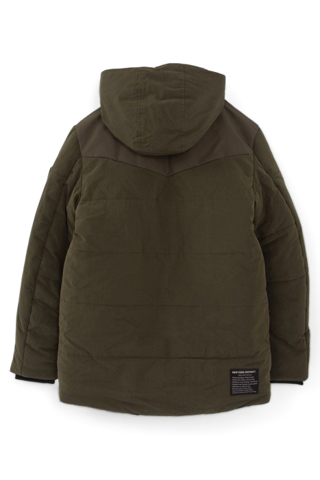 BOYS’ KHAKI PARKA WITH XL WATERPROOF ZIPS 2
