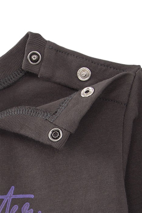 BABY BOYS’ GREY PLAYING CARDS BADGE AND PRINT T-SHIRT 4