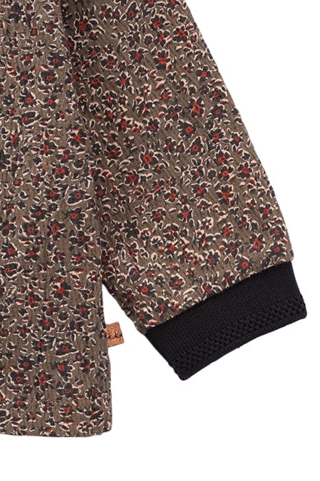 BABY GIRLS’ KHAKI LEOPARD FLORAL PRINT BLOUSE 5