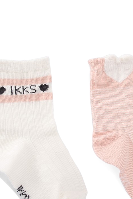 BABY GIRLS’ ECRU/PINK SOCKS 5