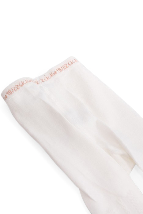 BABY GIRLS' POWDER PINK/WHITE TIGHTS 5