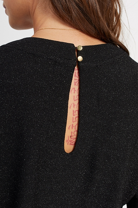 BLACK SHINY KNIT JUMPSUIT 4