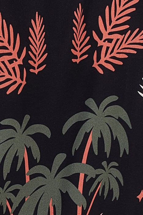 BLACK XL PLANT PRINT SHIRT 6