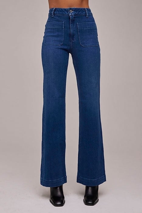 TWO POCKET WIDE LEG DARK NIGHT WASH 1