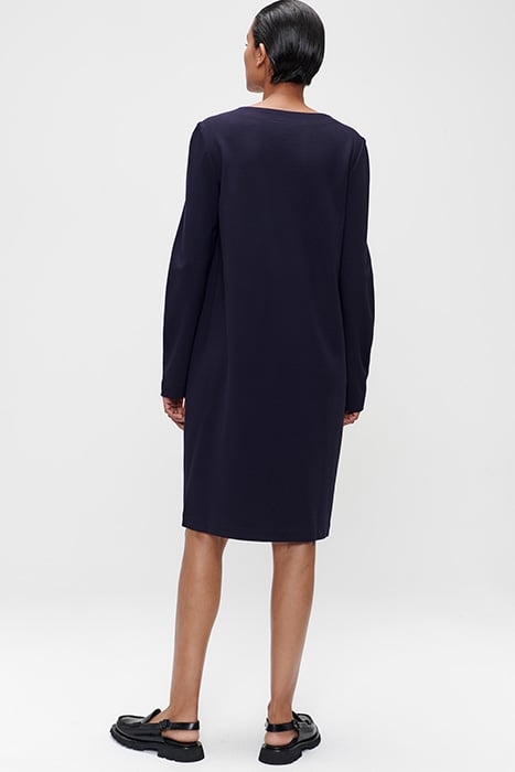 CAROL PUNTO SHIFT DRESS INK BLUE 2