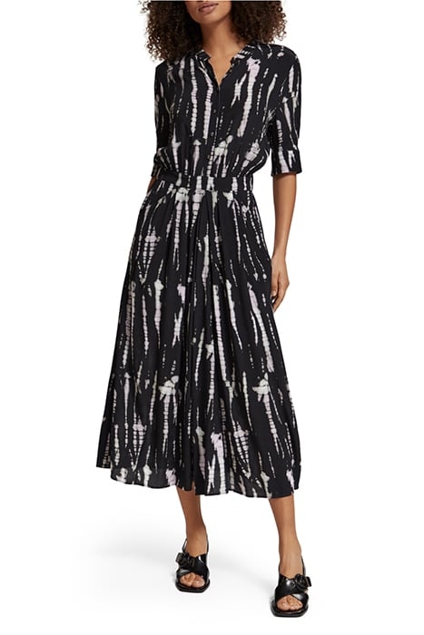 MIDI DRESS WITH PRINT TIE DYE ROPE 1