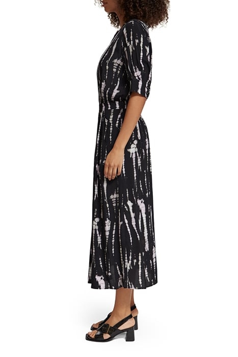 MIDI DRESS WITH PRINT TIE DYE ROPE 5