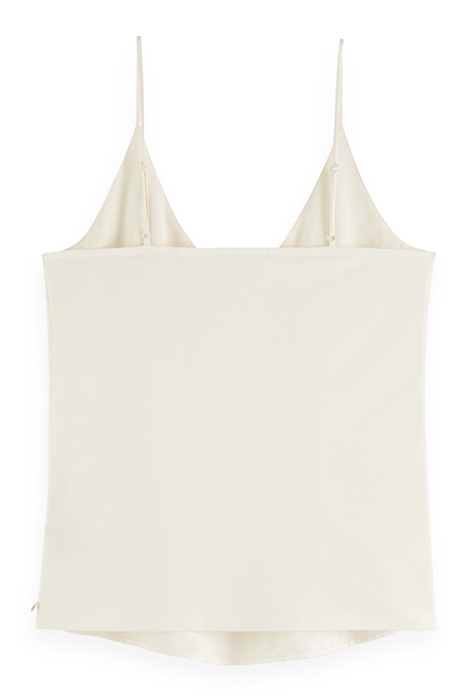 JERSEY TANK WITH WOVEN FRONT SOFT ICE 5