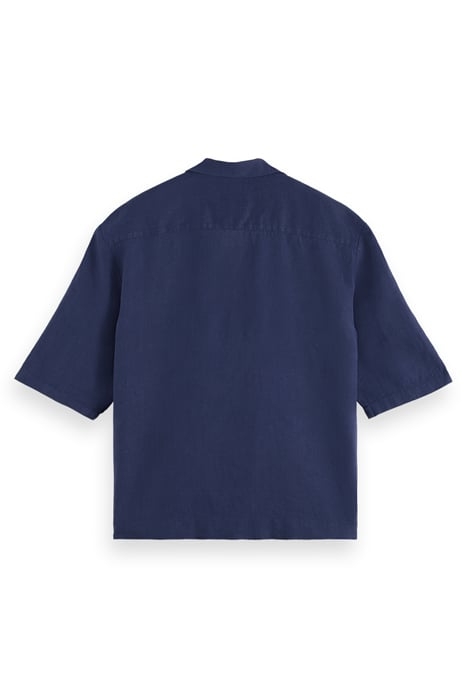 LINEN SHIRT NAVY 5