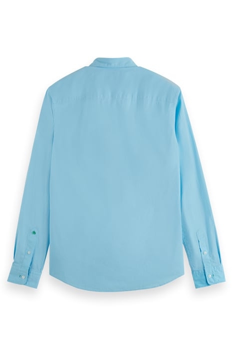 ESSENTIAL POPLIN SHIRT BLUE LAGOON 2