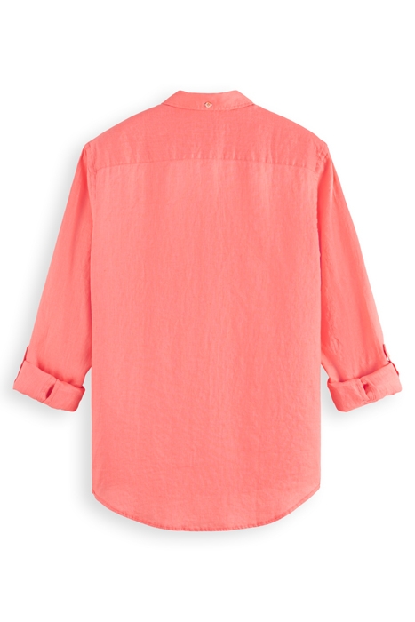 LINEN SHIRT WITH ROLL-UP CORAL REEF 2