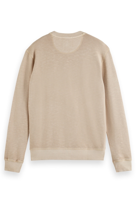 GARMENT-DYED STRUCTURED SWEATS PEBBLE 2