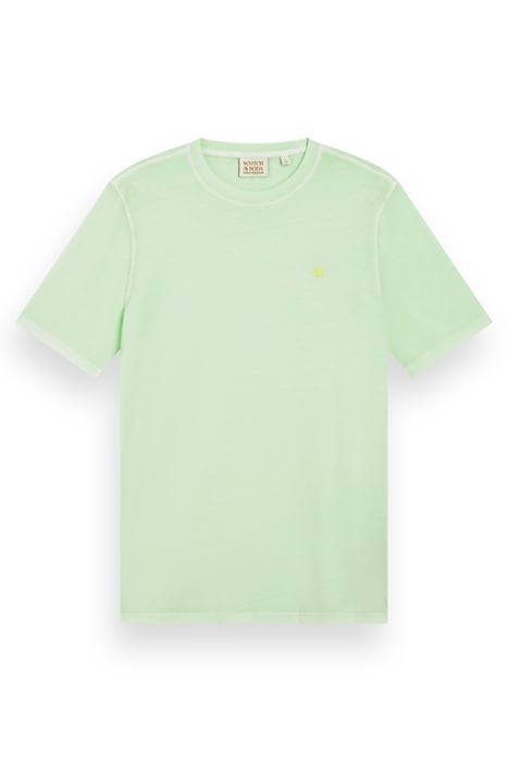GARMENT DYE LOGO CREW T-SHIRT SEAFOAM 1