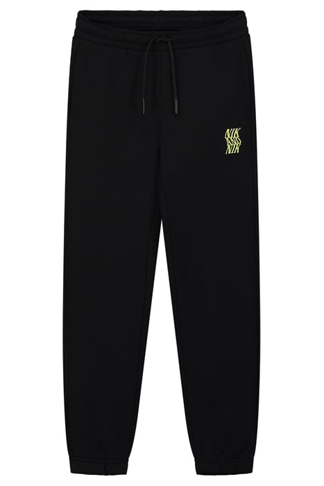 SWIRL LOGO SWEATPANTS BLACK 1