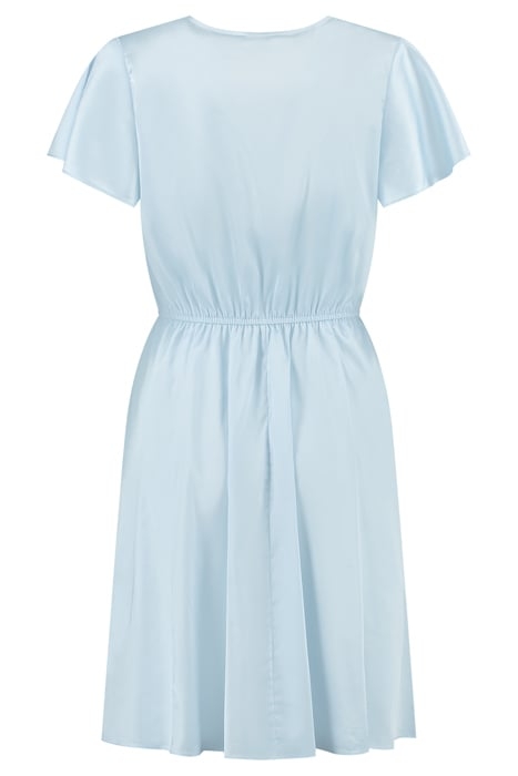 SERA SHORT SLEEVE DRESS PEBBLE BLUE 2