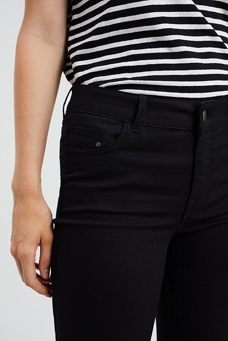5-POCKET MID WAIST BLACK 6
