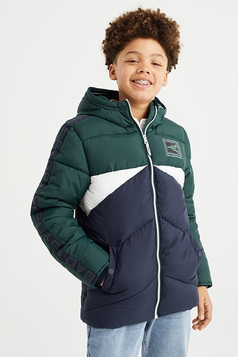 JACKET MIDLONG DARK GREEN 1