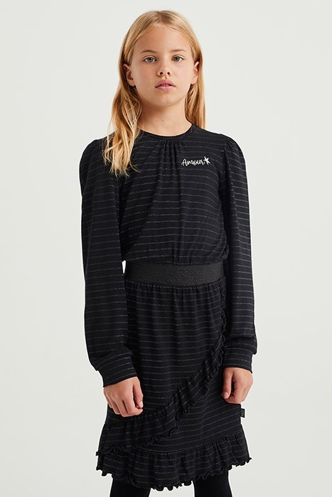 DRESS MID LENGTH BLACK 1