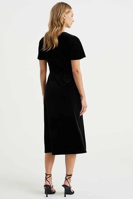 DRESS MID LENGTH BLACK 2