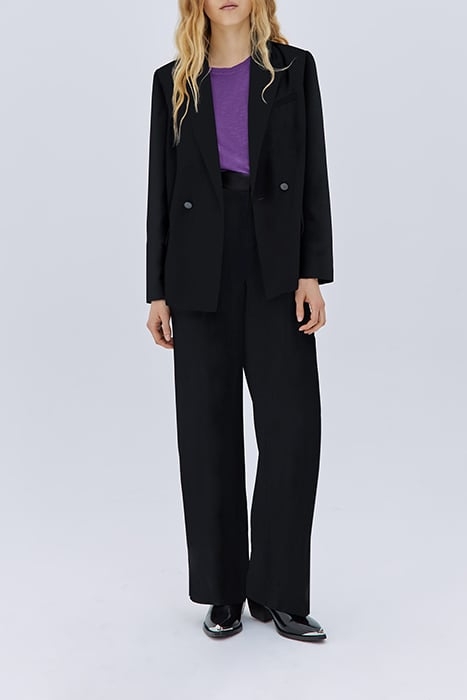 PURPLE T-SHIRT WITH SKULL EMBROIDERY AND TULLE PLUM 6